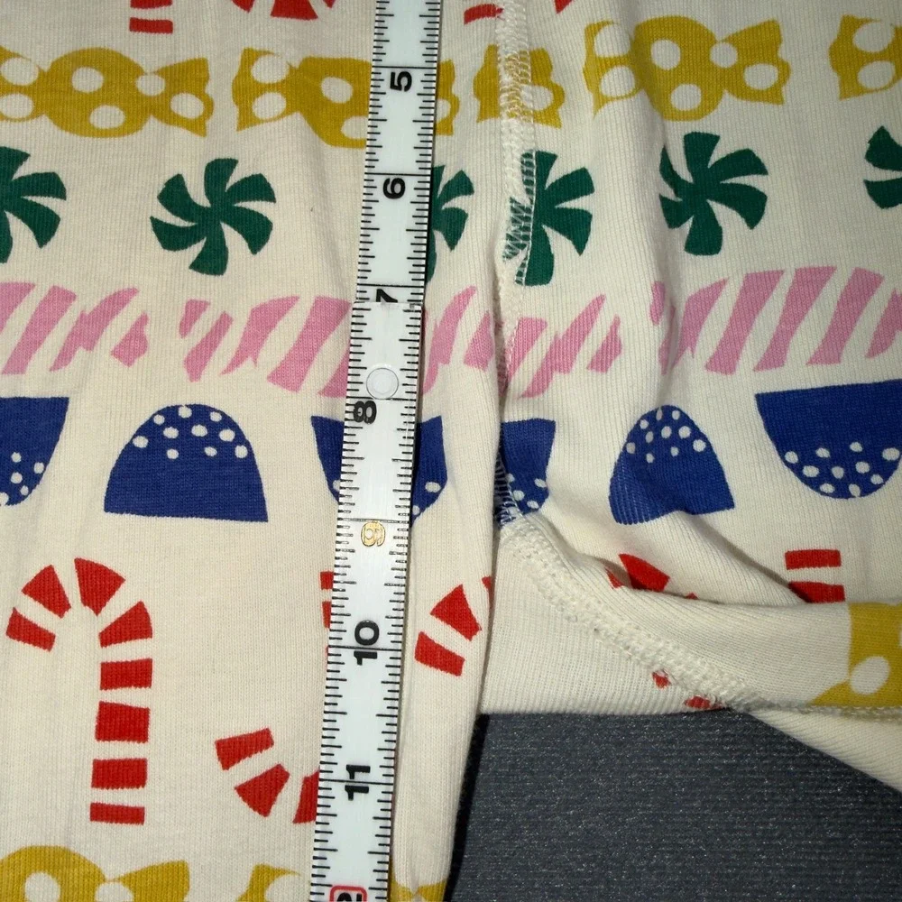 Hanna Andersson Kids 10 Organic Cotton Pajamas Holiday Candy Print Set 140cm